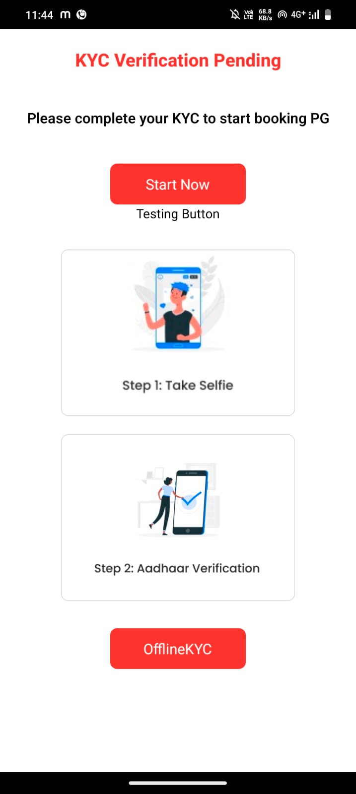 Verification App Screen