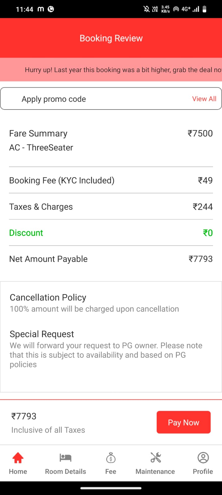 Checkout App Screen