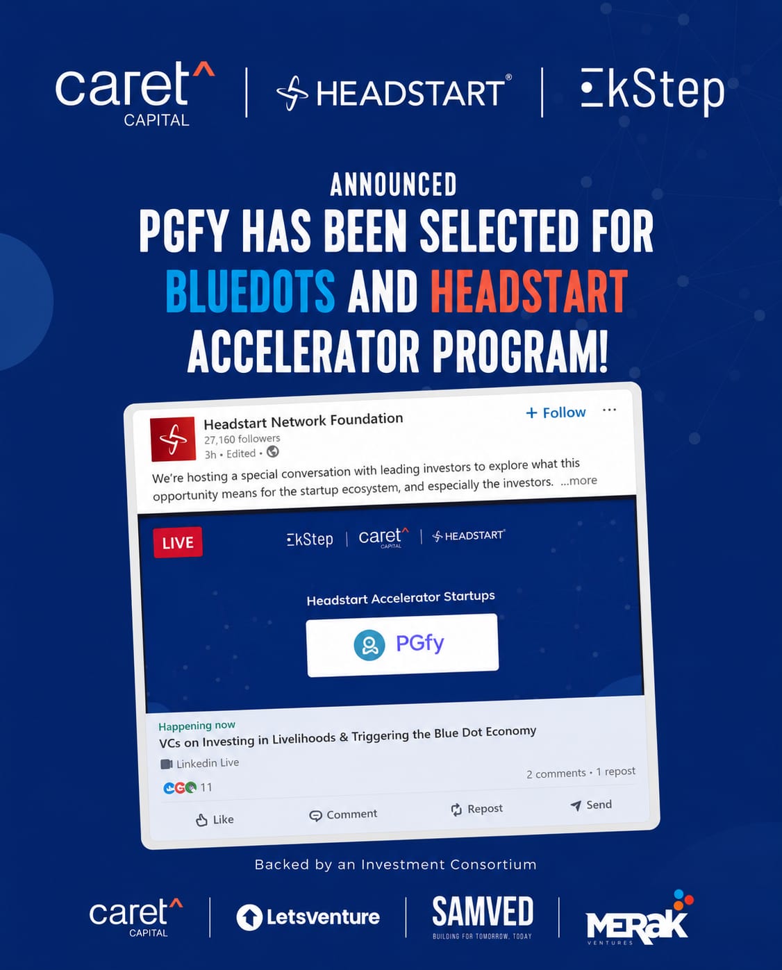Selected for Bharat10M & Blue Dots Accelerato